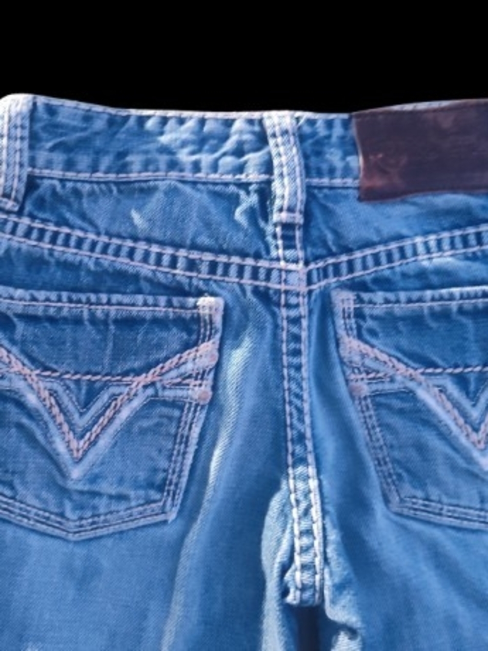 Classic Blue Kids' Denim Jeans with Embroidered Back Pockets Boys 7R